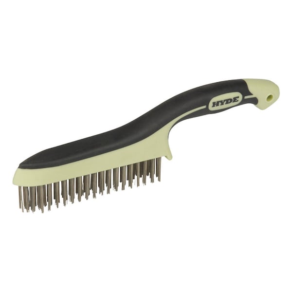 Hyde Hyde MAXXGRIP PRO 1 in. W X 11.75 in. L Stainless Steel Wire Brush 46831 - main